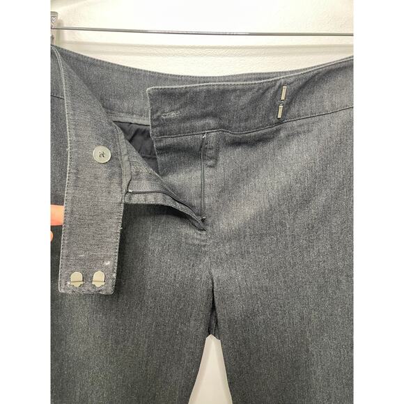NY & Co Stretch Dress Career Pants Trouser Straight Leg Gray Womens 12 Y2K - Picture 3 of 9